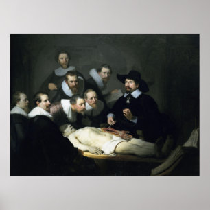 Pôster A lição da anatomia do Dr. Nicolaes Tulp