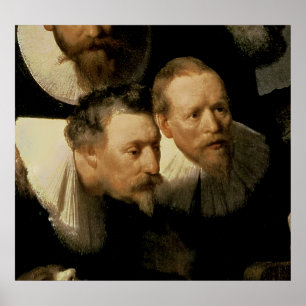 Pôster A lição da anatomia do Dr. Nicolaes Tulp, 1632