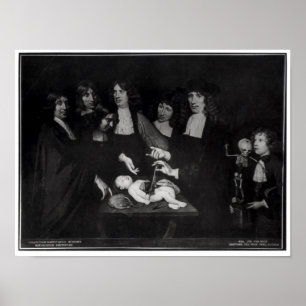 Poster A lição de anatomia do professor Frederik