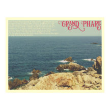 A linha de costa da praia do Grand Phare Jijel, Ar