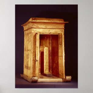 Pôster A Linha Ouro de Tutankhamun Novo Reino