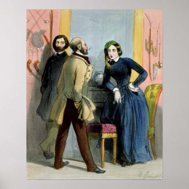 Pôster A Lionesa Literária, de "Femmes de Paris" (Frente)