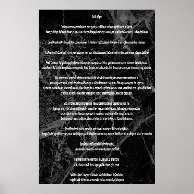 Poster A Lista de Direitos (Frente)