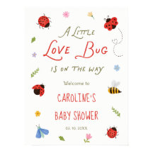 A Little Love Bug Baby Shower Welcome