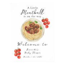 A little Meatball is on the way Baby Shower