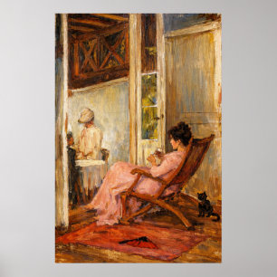Poster A Loggia de John William Waterhouse
