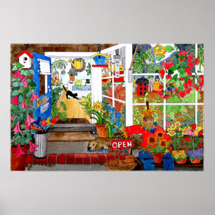 Poster A loja de florista