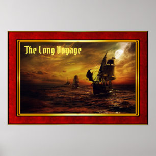 Poster A Longa Viagem - Galeões ao Velame