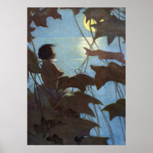 Pôster A Lua Amarela Ampla por Jessie Willcox Smith