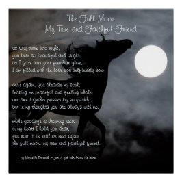 Pôster A lua cheia, meu amigo verdadeiro e fiel