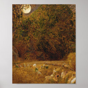 Poster A Lua De Colheita 1833 Por Palmer Samuel