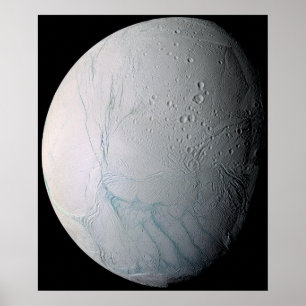 Poster A lua de Saturno Enceladus 3