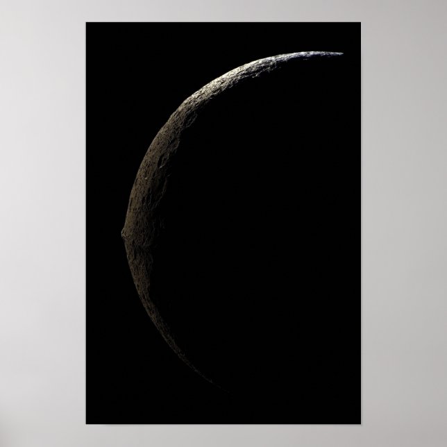Pôster A lua de Saturno Iapetus (Frente)