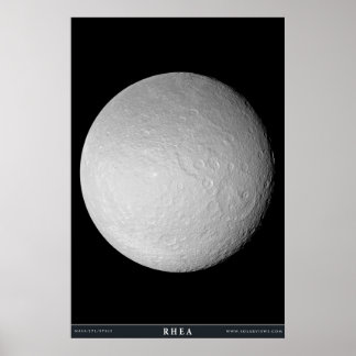 Pôster A lua de Saturno Rhea