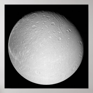 Pôster A lua Dione de Saturn
