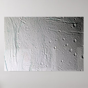 Poster A lua Enceladus 2 de Saturn