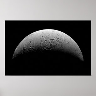 Pôster A lua Enceladus de Saturn