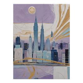 Pôster A Lunar Cityscape