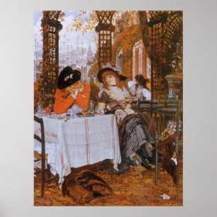 Poster A Luncheon (Le Dejeuner) por James Tissot