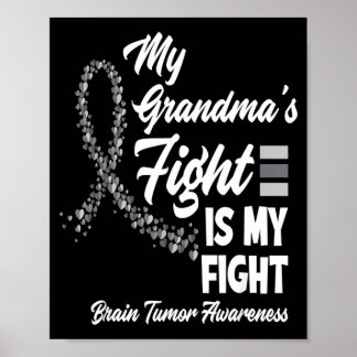 Poster A Luta da Minha Avó É Minha Luta Tumor Cerebral