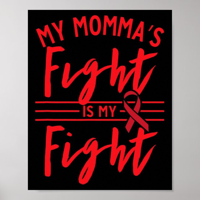Poster A Luta da Minha Mãe É Minha Luta Conscientização d (Frente)
