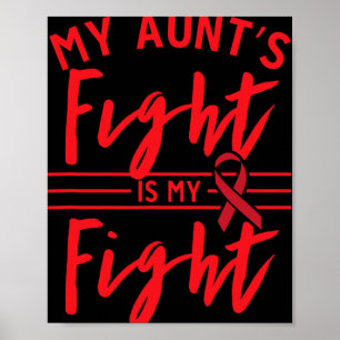 Poster A Luta da Minha Tia É Minha Luta Conscientização s