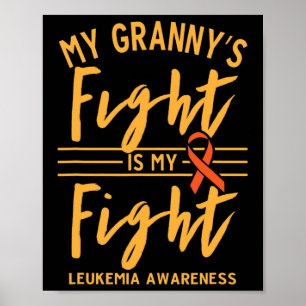 Poster A luta da vovó é a minha luta contra a leucemia co