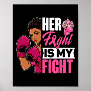 Poster A Luta Dela É A Minha Luta Com O Cancer Da Mama A 