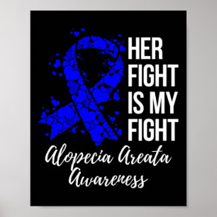 Poster A Luta Dela É A Minha Luta Contra A Alopécia Areat