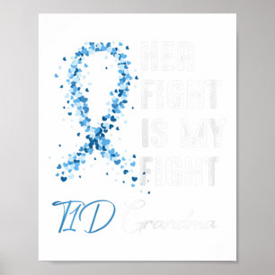 Poster A Luta Dela É A Minha Luta Contra A Diabetes Do Ti