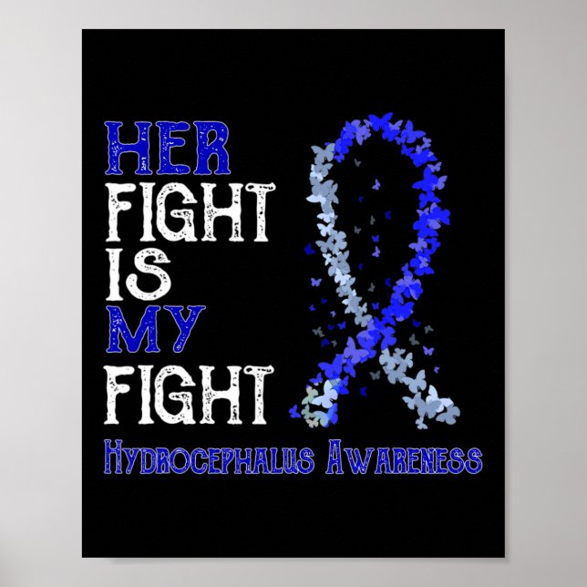 Poster A Luta Dela É A Minha Luta Contra A Hidrocefalia. (Frente)