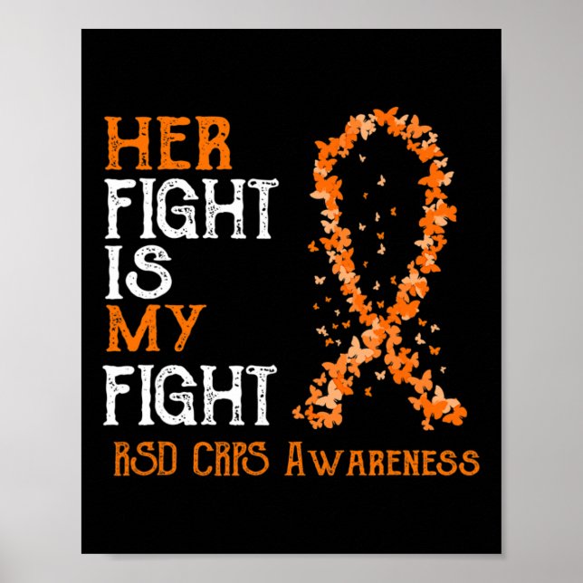 Poster A Luta Dela É A Minha Luta Contra A Sida Crps Sens (Frente)