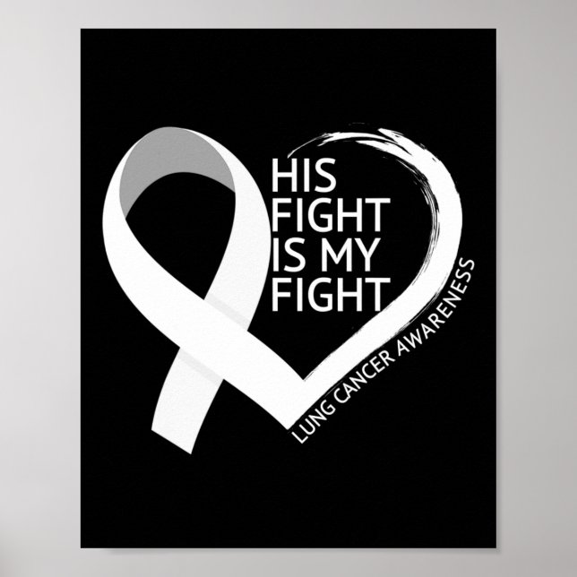 Poster A Luta Dele É Minha Luta Mês de Conscientização do (Frente)