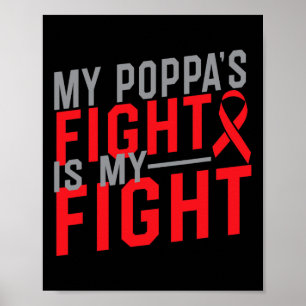 Poster A Luta do Meu Papai É Minha Luta Conscientização d