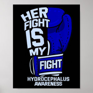 Poster A Luta É A Minha Luta Contra A Hidrocefalia.