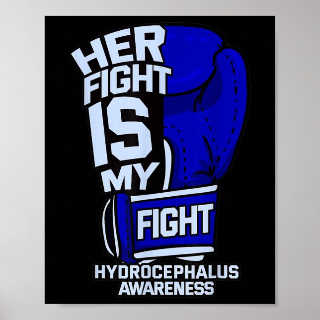 Poster A Luta É A Minha Luta Contra A Hidrocefalia. (Frente)