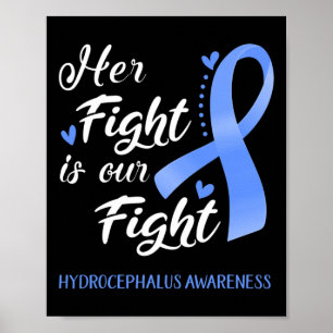 Poster A Luta É A Nossa Luta Contra A Hidrocefalia.