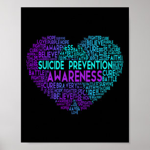 Poster A luta pela conscientização para a prevenção do su