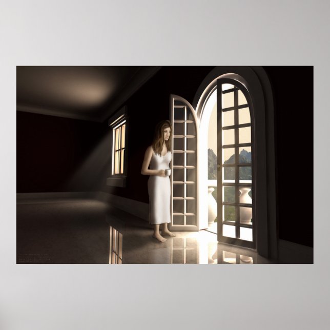 Pôster À Luz da Manhã (Frente)