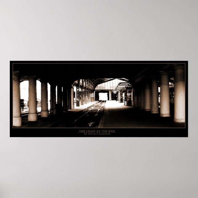 Pôster A luz no fim (Frente)