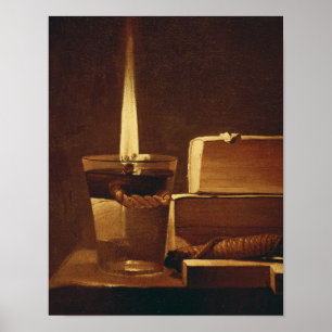 Poster A luz noturna, 1630-35