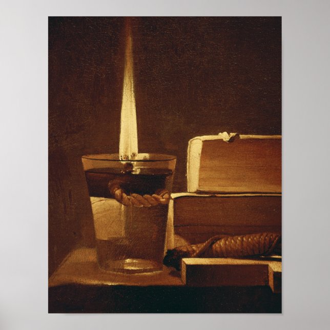 Poster A luz noturna, 1630-35 (Frente)