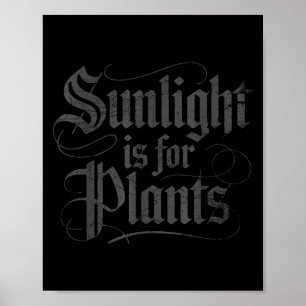 Poster A Luz Solar é Para as Plantas