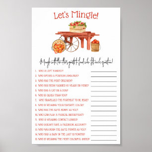 Poster A Maçã de nosso Jogo de Chá Único de Vamos