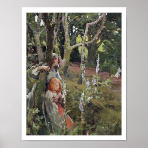 Pôster A madeira Enchanted (óleo em canvas)