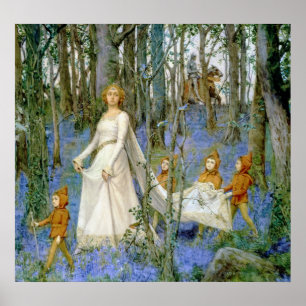 Pôster A madeira feericamente