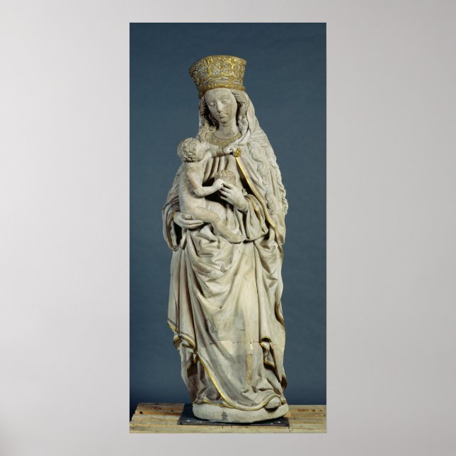 Pôster A Mãe de Deus com o Cristo Criança, 1470 (Frente)