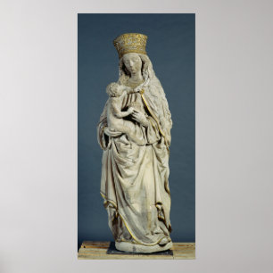 Pôster A mãe do deus com o cristo infantil, 1470