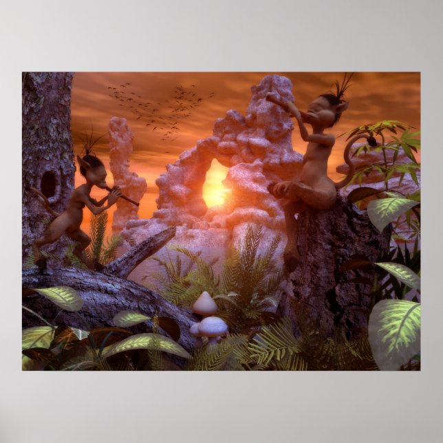 Poster A Magia da Música da Natureza (Frente)