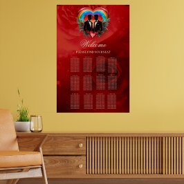 Poster A magia do momento: elegantes gay silhuetas.